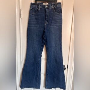 Abercrombie & Fitch Curve Love High Rise Flare Jeans